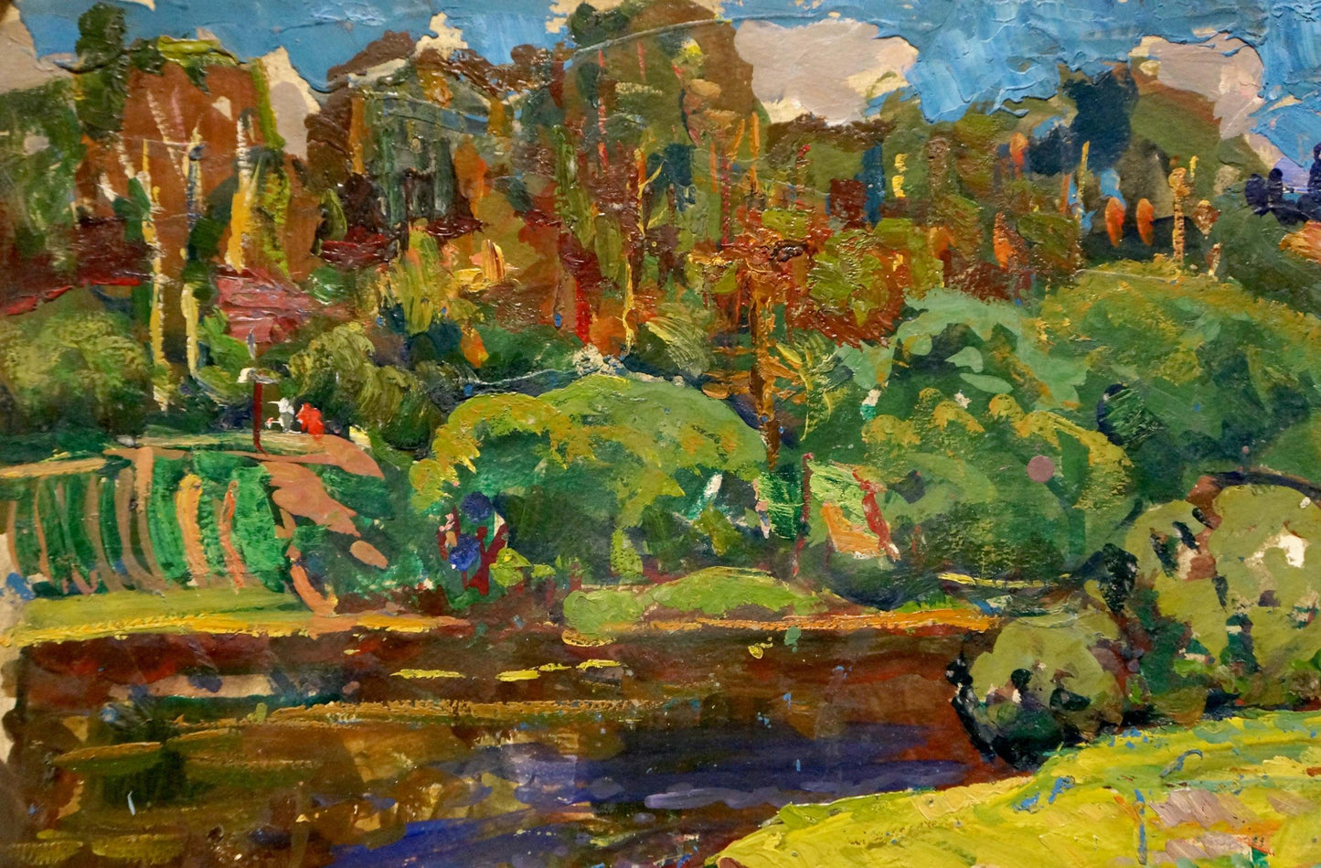 Oil painting Summer landscape Gaiduk Viktor Kirillovich