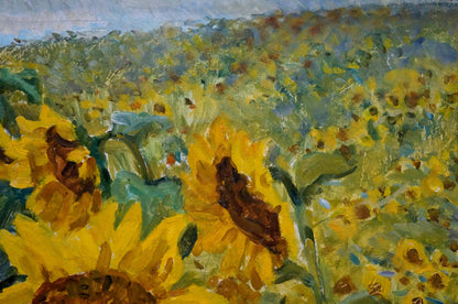 Oil painting Sunflowers Dziuban Ivan Feodosievich