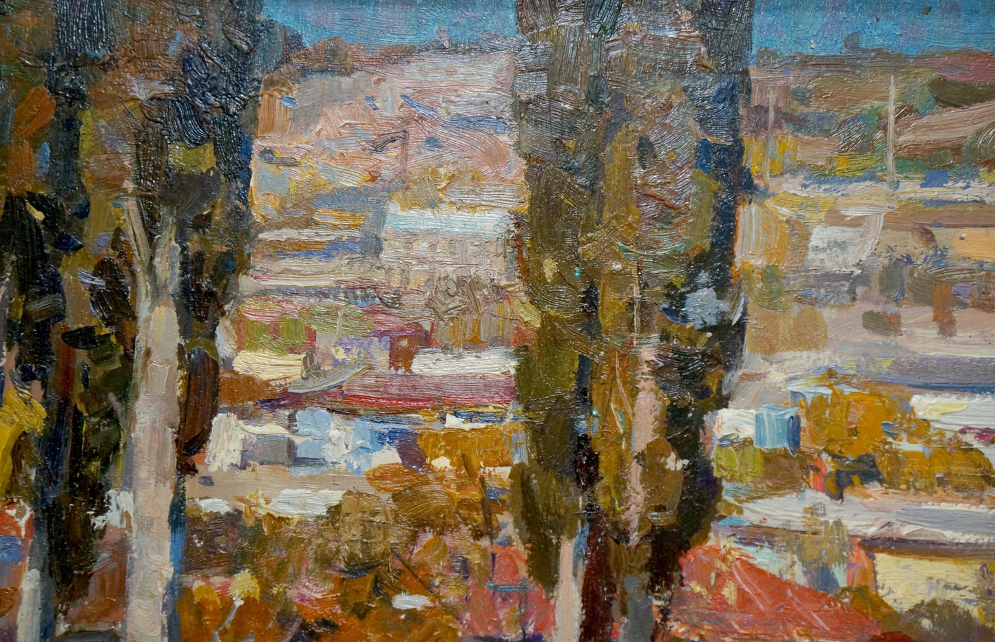 Oil painting Warm day Yuri Popov
