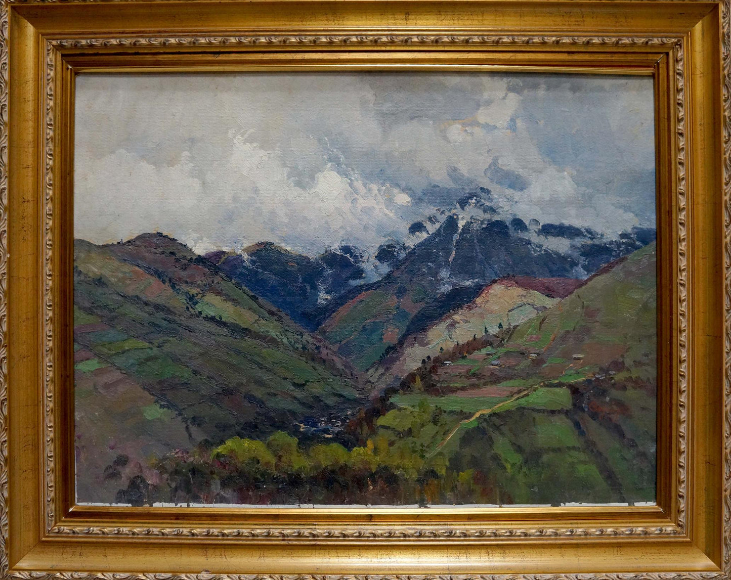 Oil painting Mountain landscape Sidoruk Vladimir Fedorovich