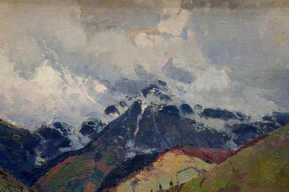 Oil painting Mountain landscape Sidoruk Vladimir Fedorovich