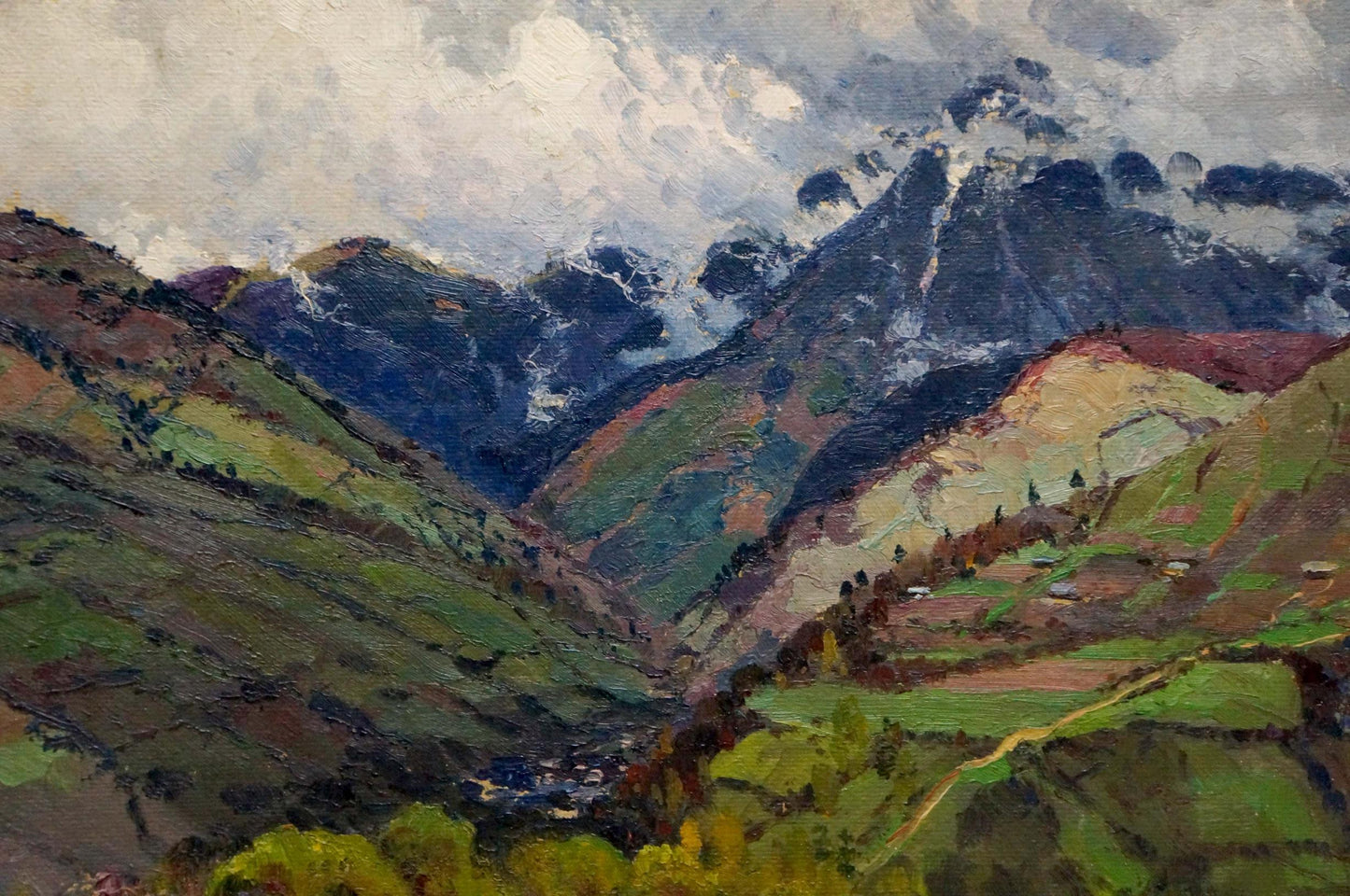 Oil painting Mountain landscape Sidoruk Vladimir Fedorovich