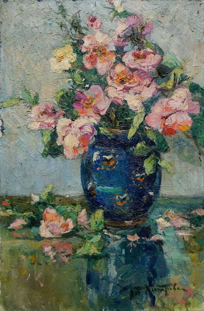 Oil painting Still life Hitrova Tamara Aleksandrovna