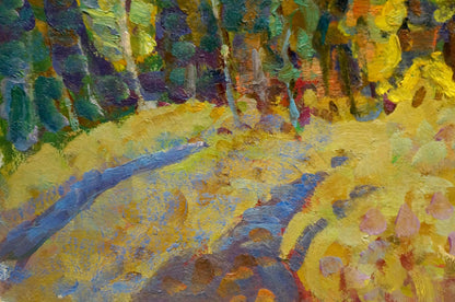Oil painting Autumn oak Ruban Grigory Savelievich