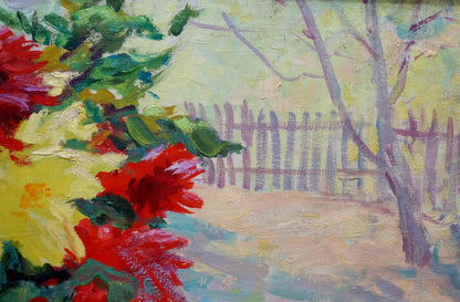 Oil painting Flowers Basov Yakov Alexandrovich