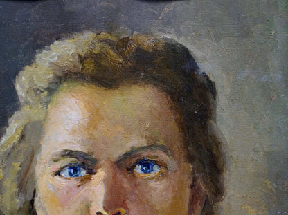 Oil painting Portrait of a girl Dmitry Lednev