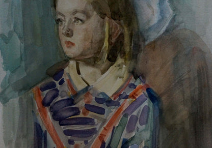 Oil painting Portrait of a girl
