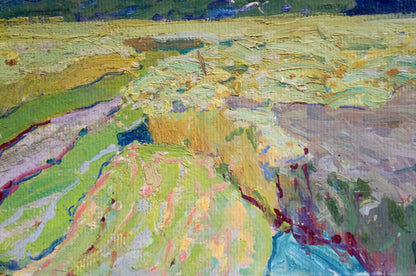 Oil painting Golden Grain Fields Georgy Kolosovsky