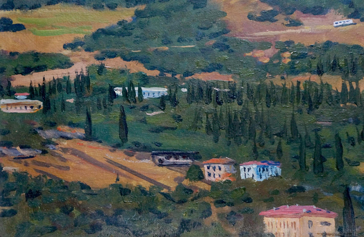Oil painting Forest landscape N. Sheptukov