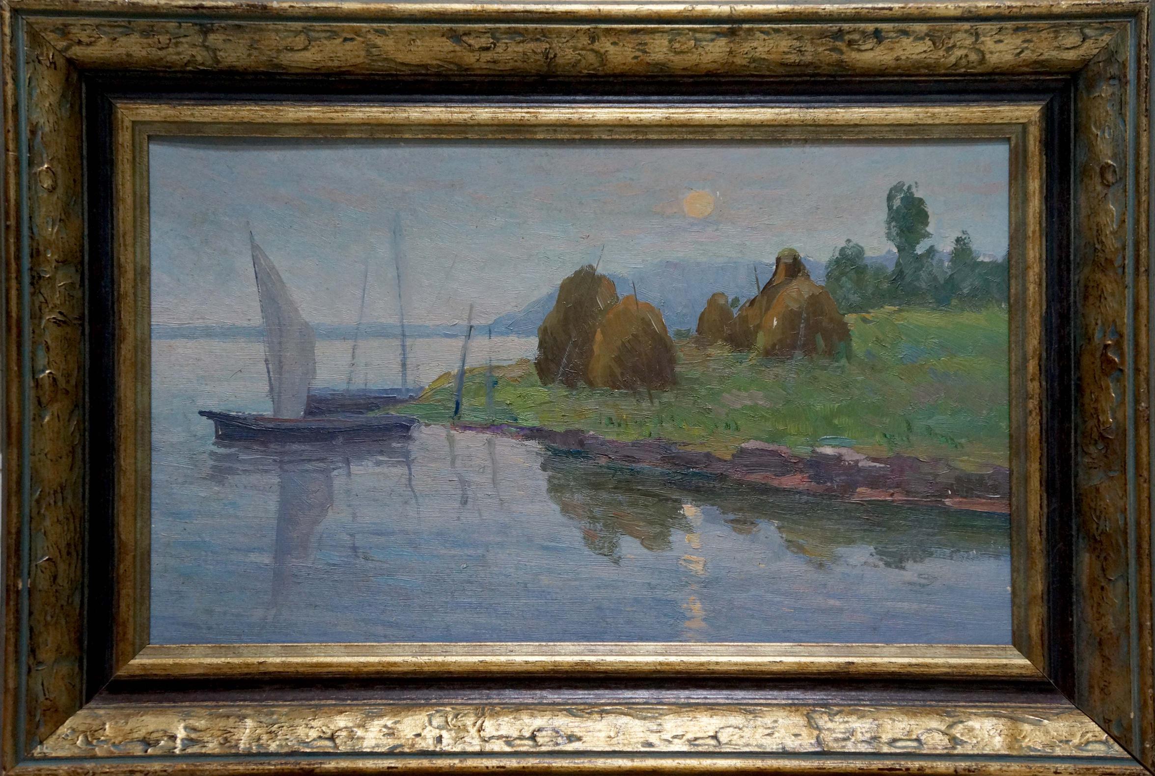 Oil painting Near the shore Stremsky Alexander Ivanovich