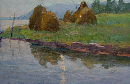 Oil painting Near the shore Stremsky Alexander Ivanovich