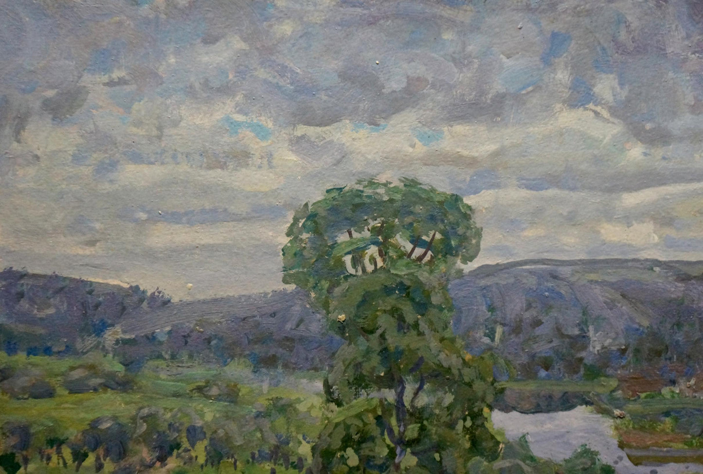 Oil painting After the rain Kolosovsky Georgy Sergeevich