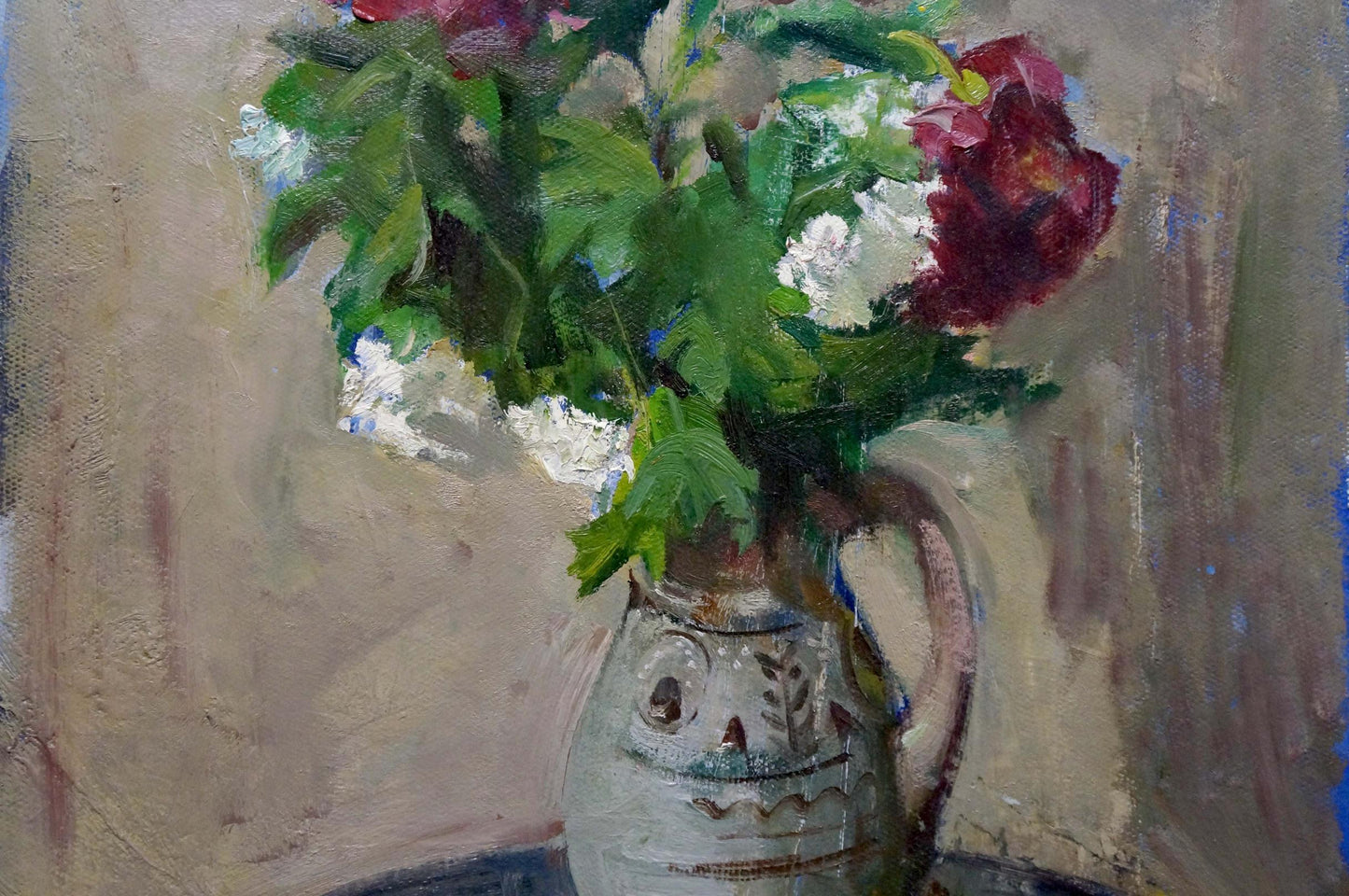 Oil painting Gifted bouquet of flowers Zinaida Zatsepina