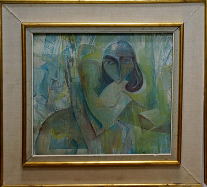 Abstract oil painting Sadness Sokur Olga