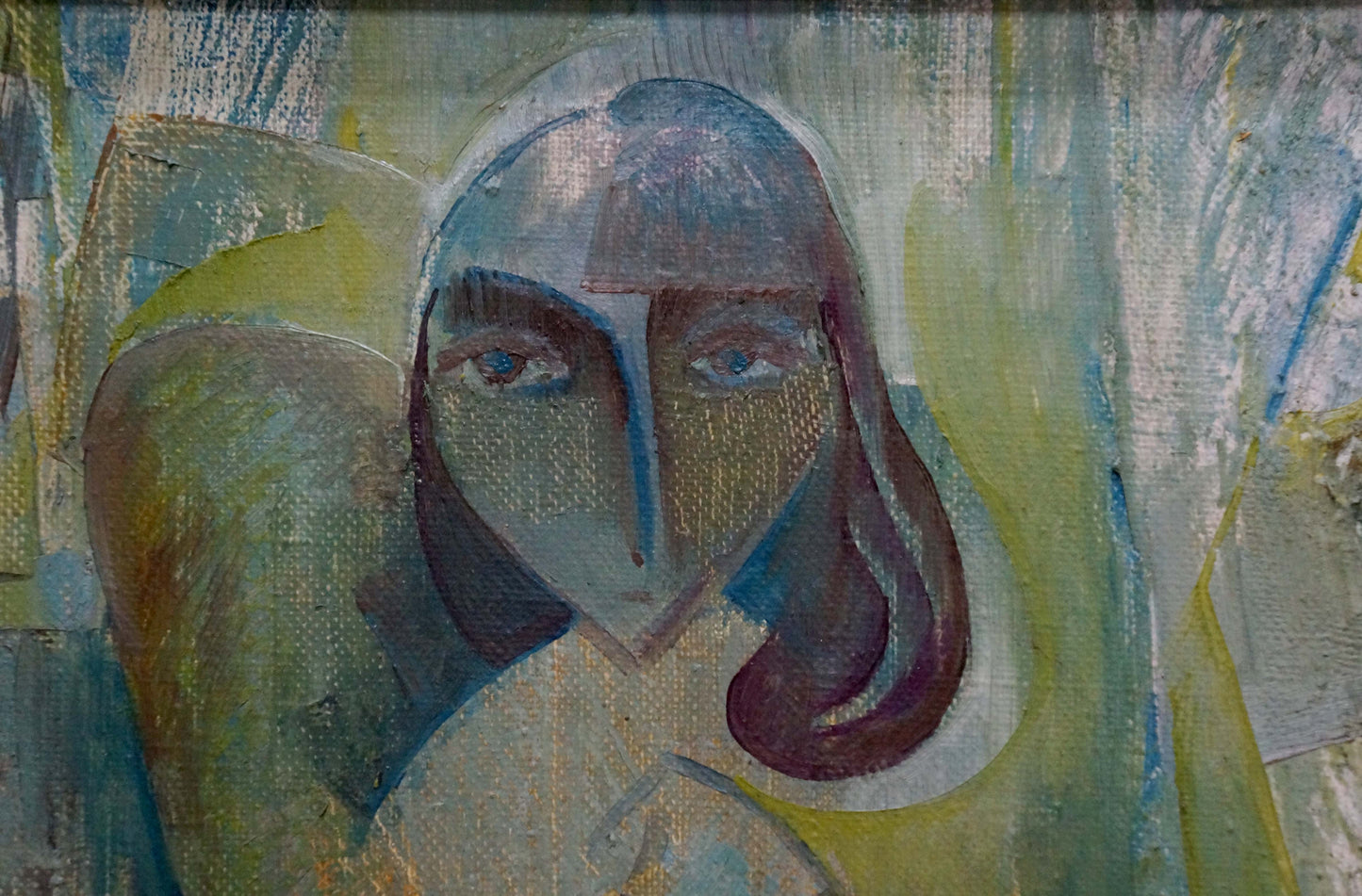 Abstract oil painting Sadness Sokur Olga