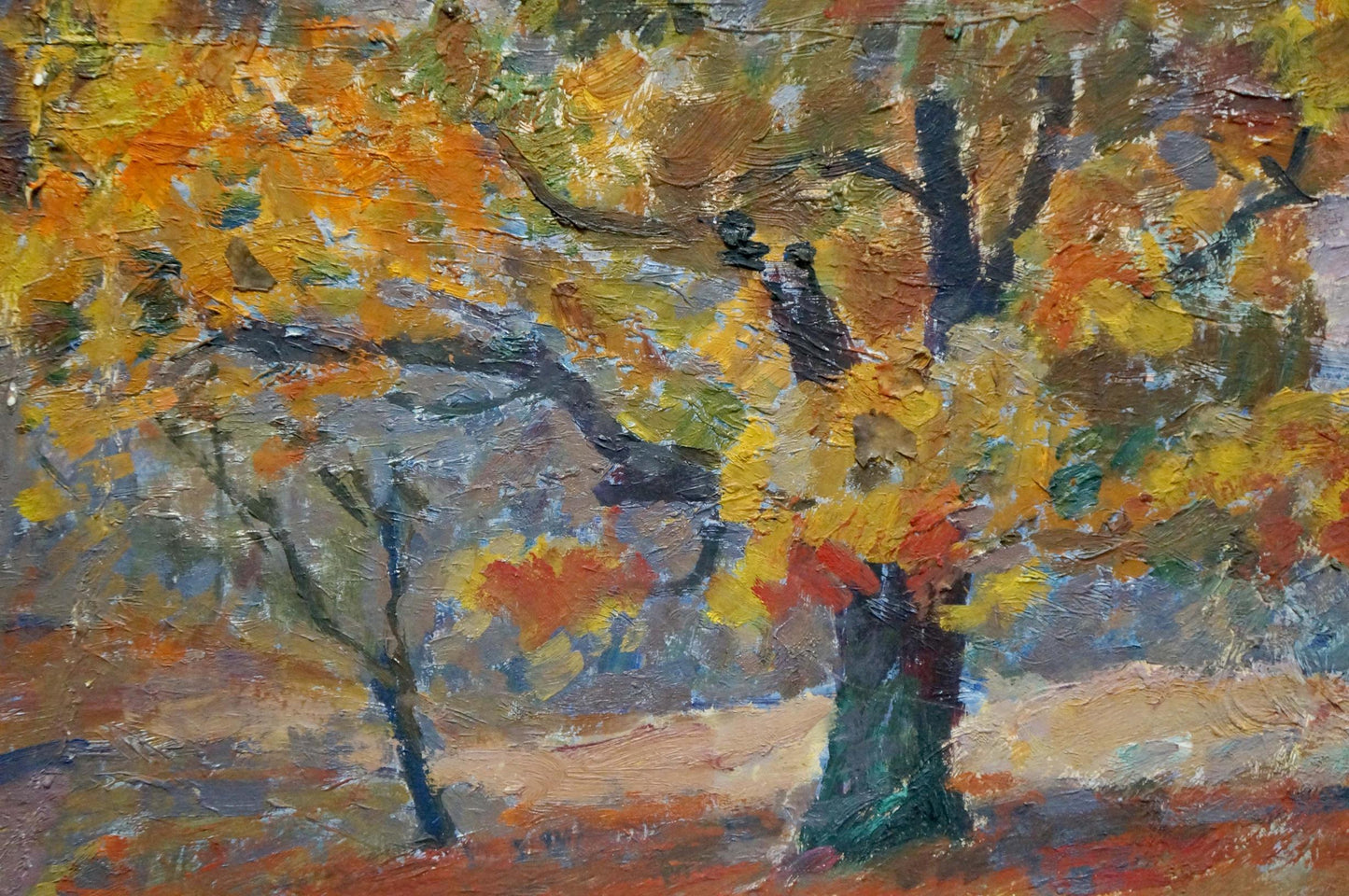 Oil painting Oak trees Petrashevsky Stanislav Vasilievich