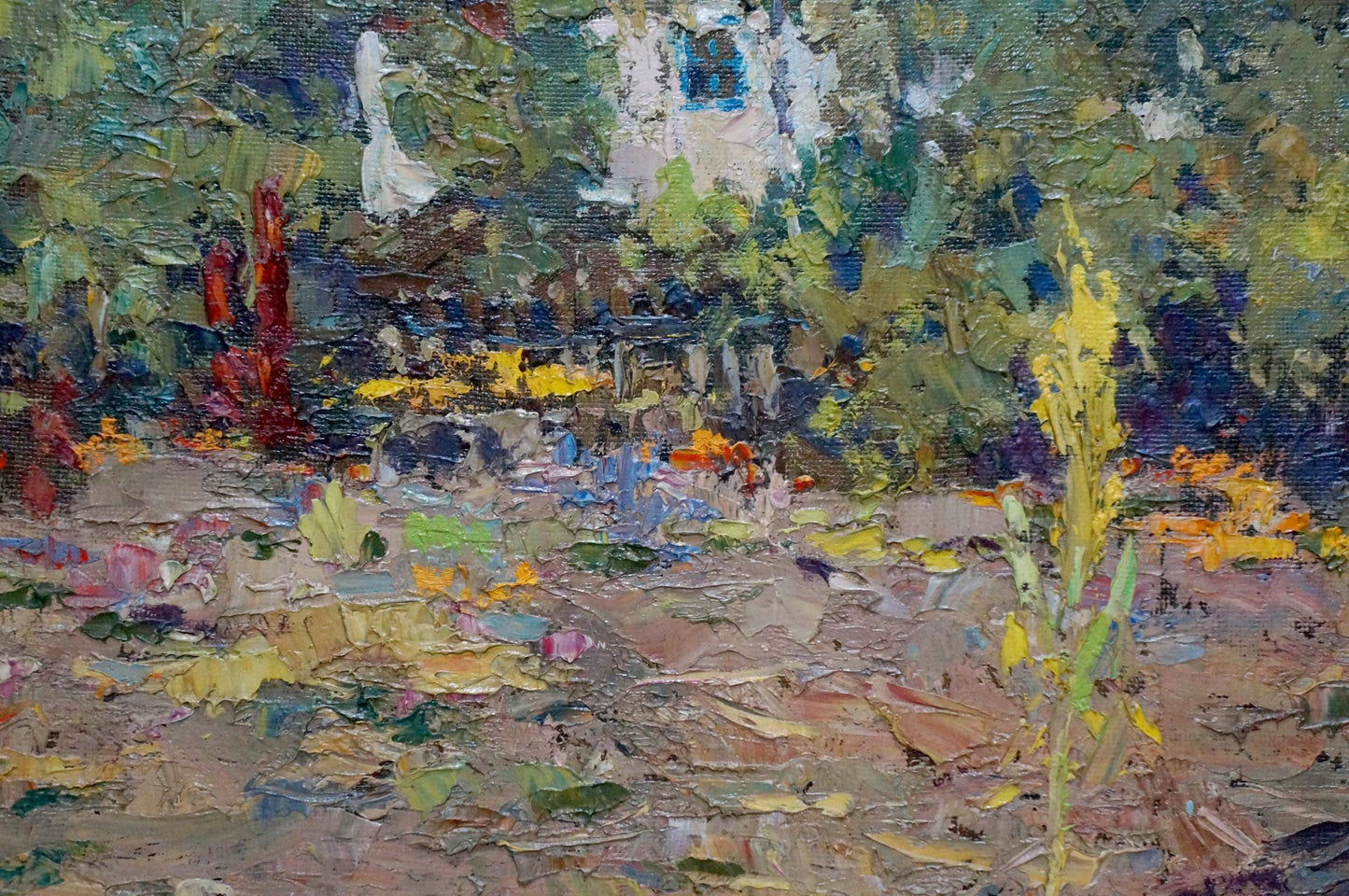 Oil painting Garden Sheludko Leonid Nikolaevich