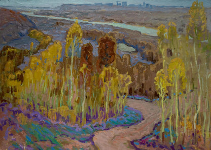 Oil painting Golden autumn Zhabinsky A. M.