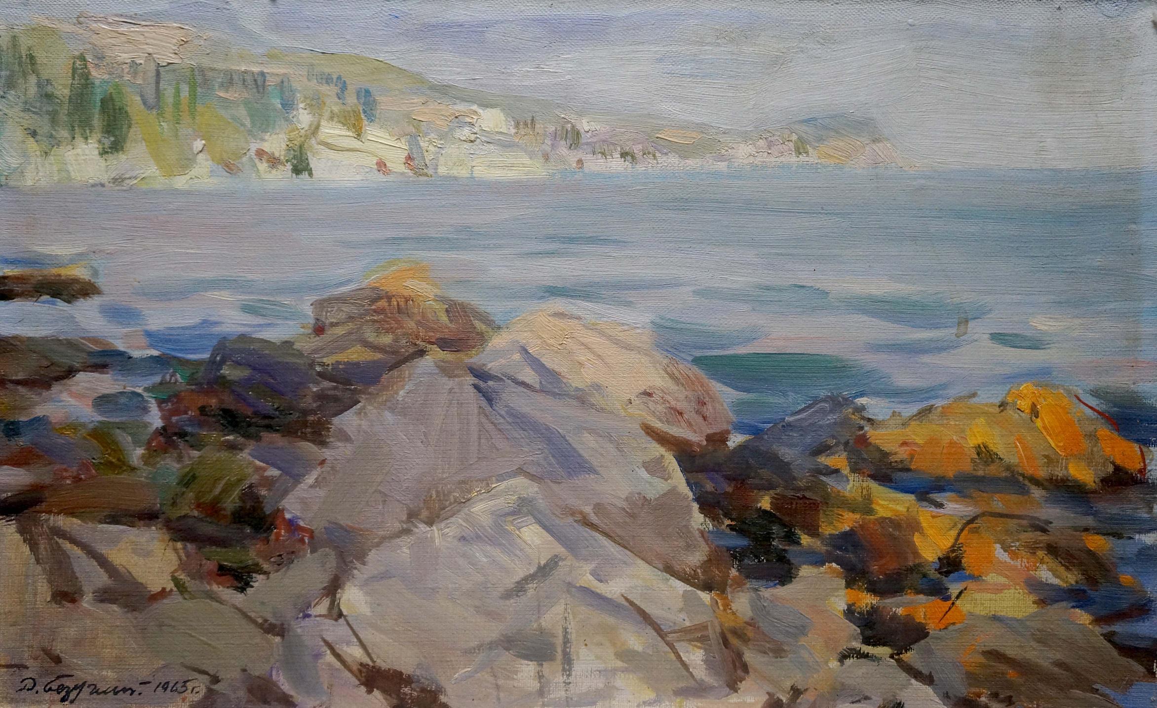 Oil painting Sea view Bezugly Daniil Ivanovich