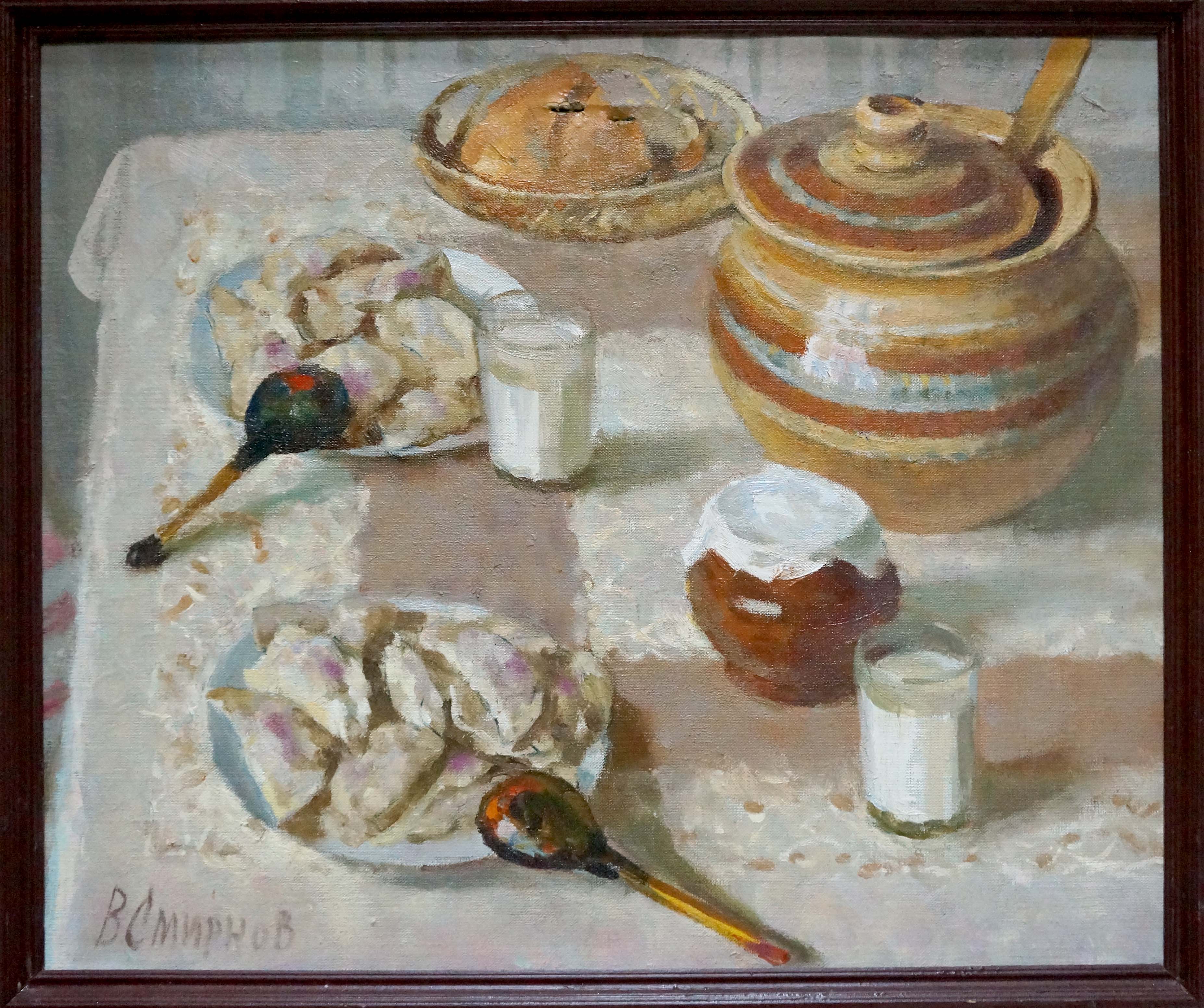 Oil painting Still life Smirnov Valentin Sergeevich