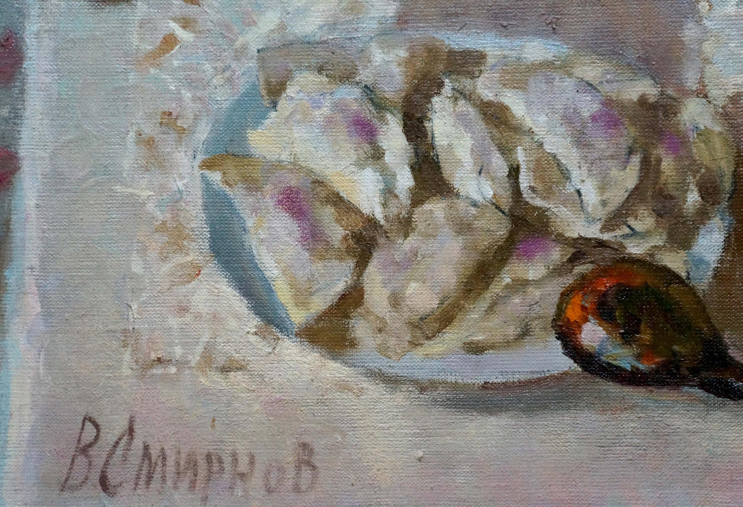 Oil painting Still life Smirnov Valentin Sergeevich