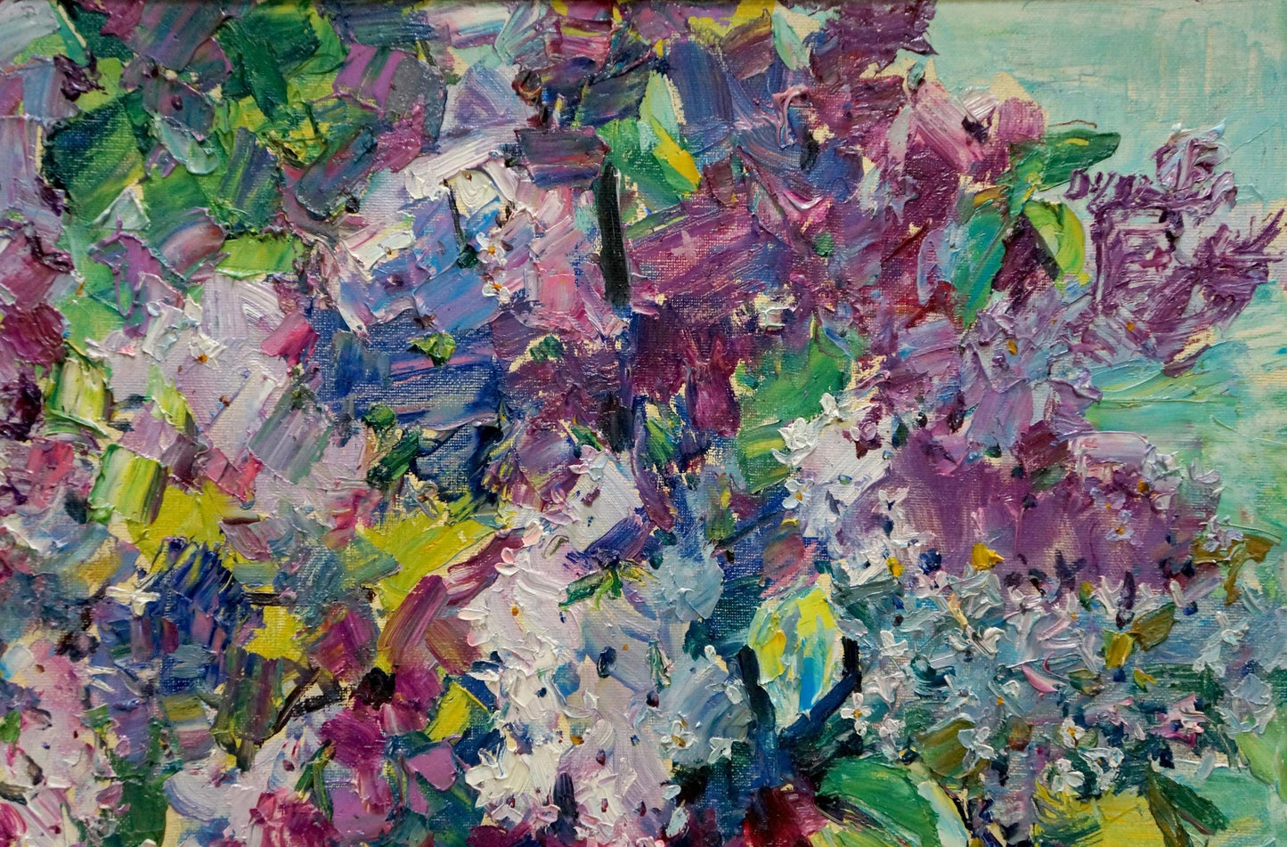 Oil painting Lilac Polyakova Lyudmila Valentinovna