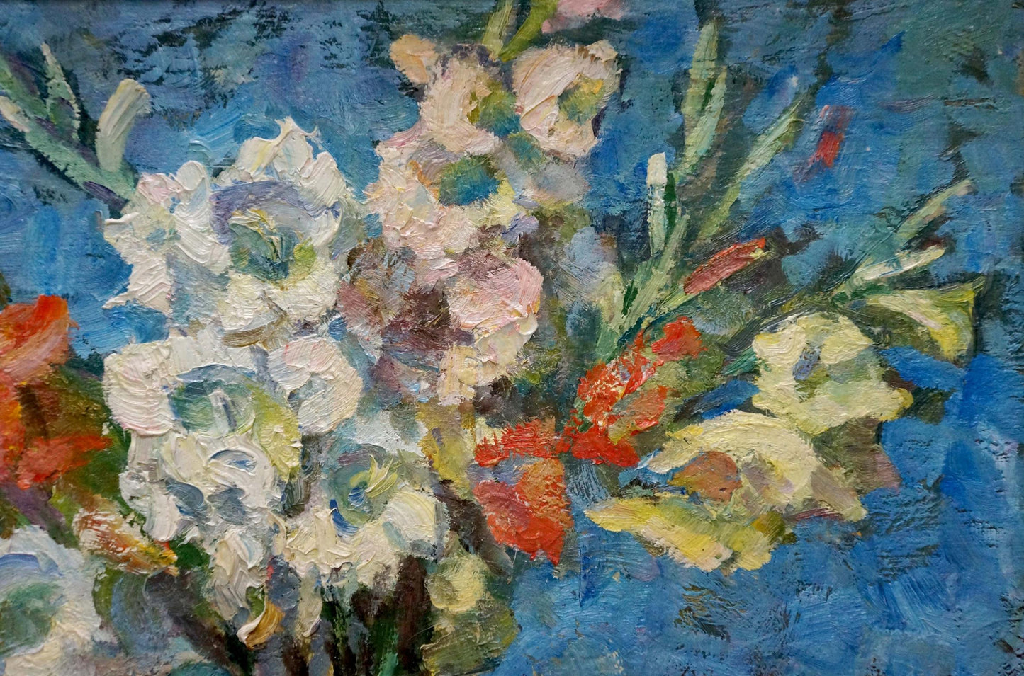 Oil painting Flowers Syrovatka Dmitry Matveevich