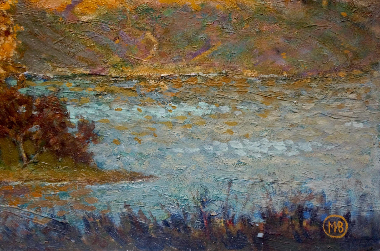 Oil painting Radiant day Miroshnichenko Ivan Vasilievich