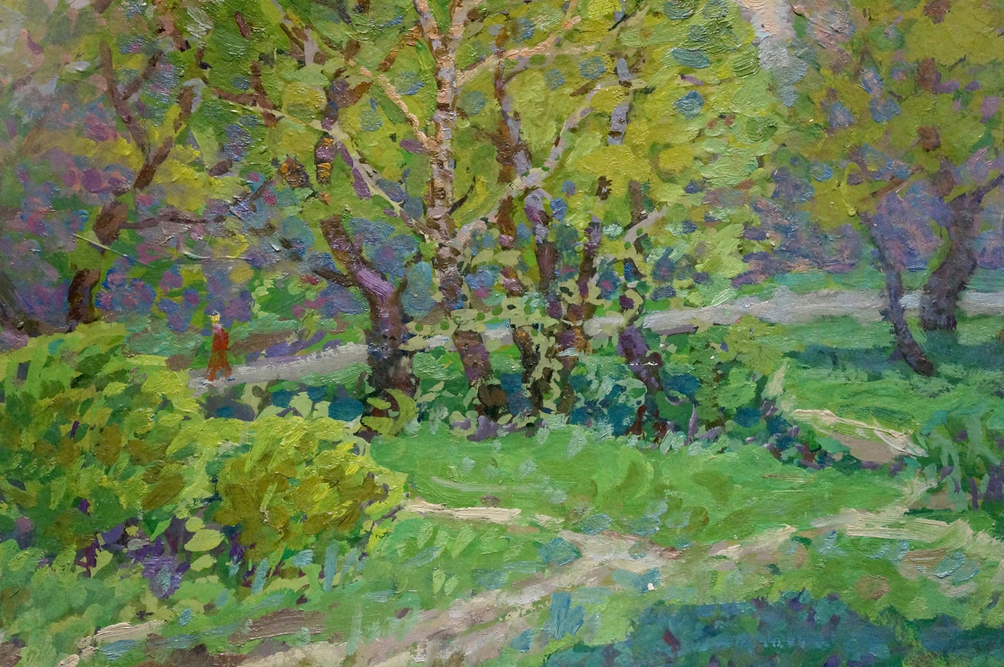 Oil painting Path in the grove Ruban Grigory Savelievich