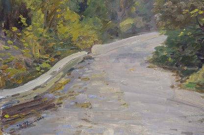 Oil painting Road to the mountains Kisil Grigory Alekseevich