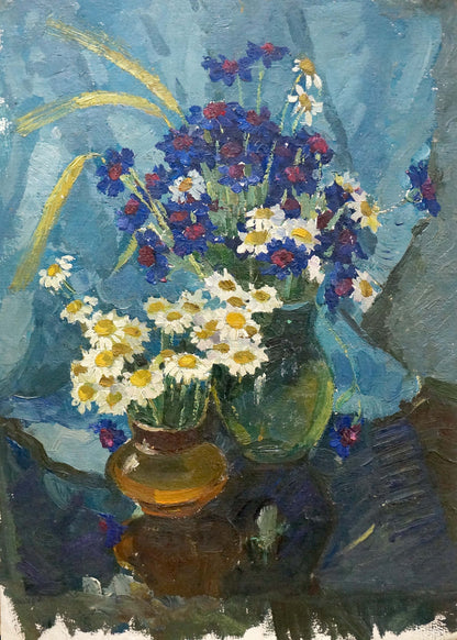 Oil painting Flowers Zinaida Mikhailovna Kovalevskaya