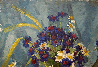 Oil painting Flowers Zinaida Mikhailovna Kovalevskaya