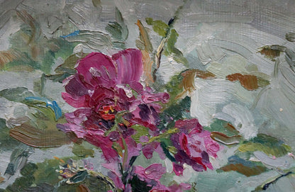 Oil painting Rosehip color Anatoly Varvarov