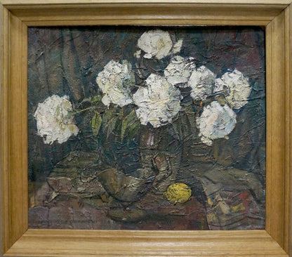 Oil painting Flowers Y. V. Derzhavin