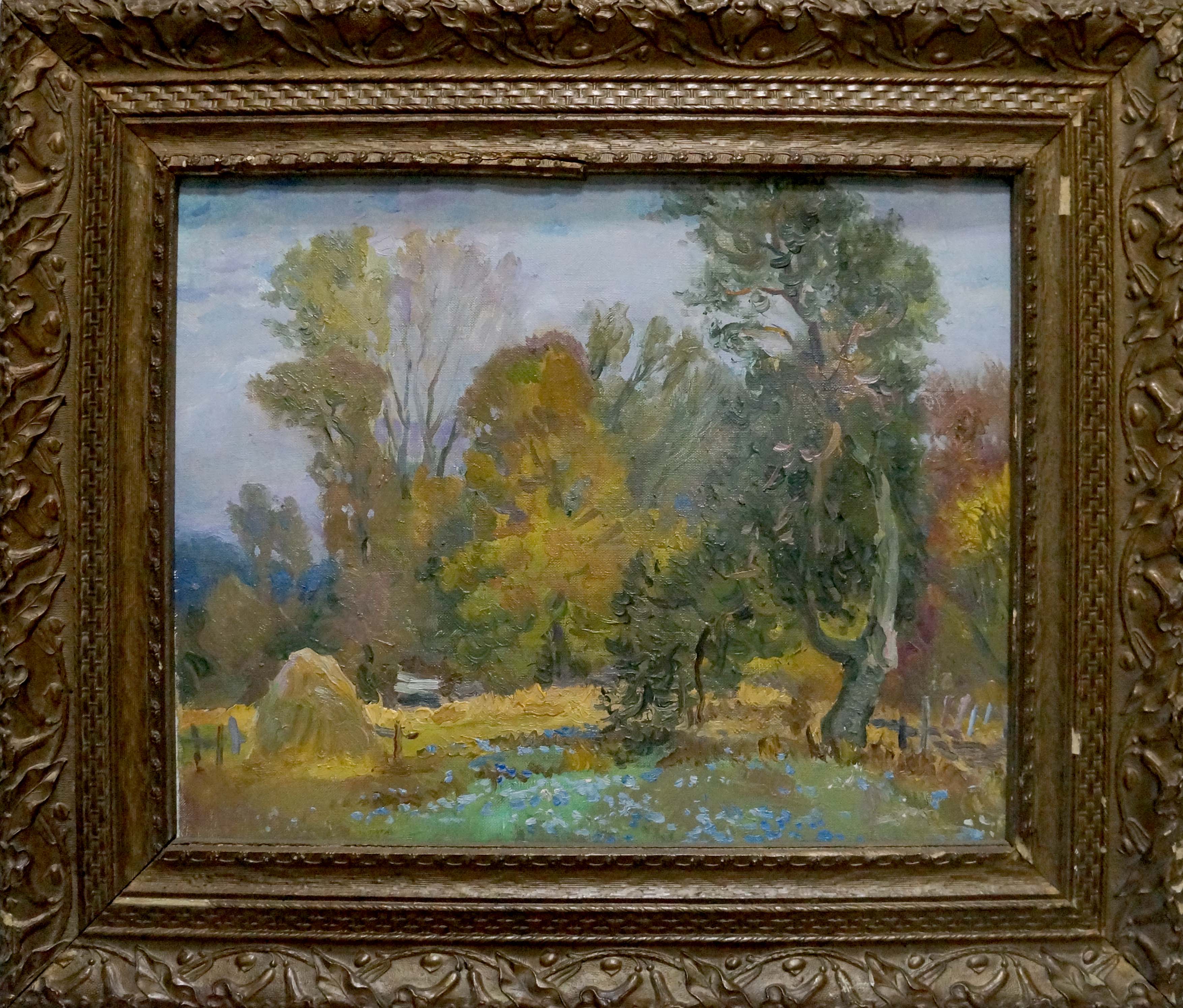 Oil painting Autumn Forestscape Unknown artist