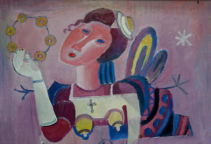 Abstract oil painting Music Afanasyev Vladimir Nikolaevich
