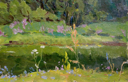 Oil painting Natural landscape Kalatsyuk Yakov Alekseevich
