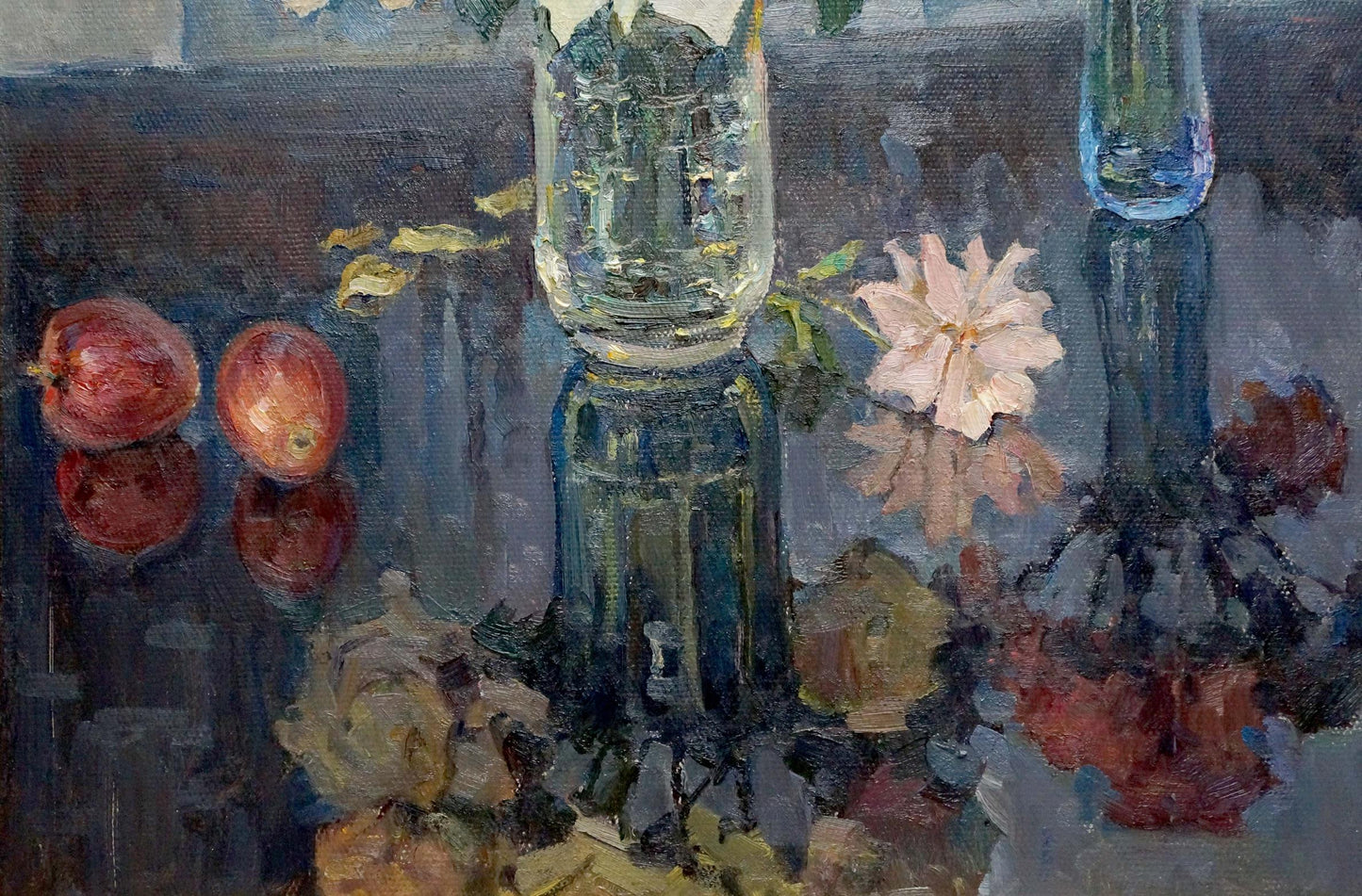 Oil painting Still life with roses Gorobets Pavel Matveevich