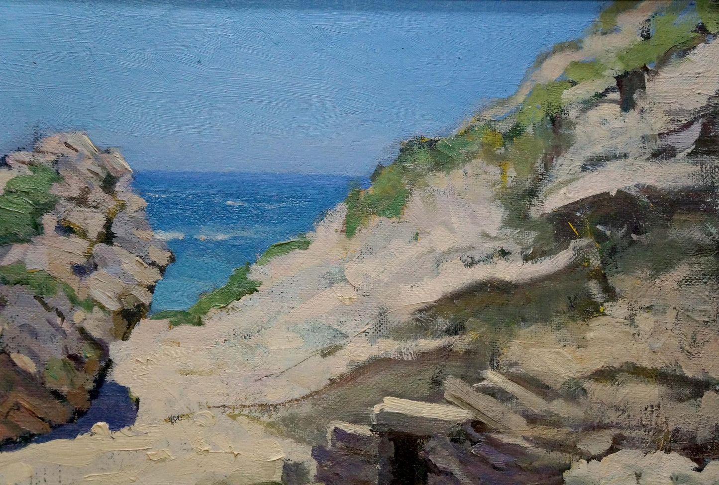 Oil painting Ruin Karas Joseph Ilyich