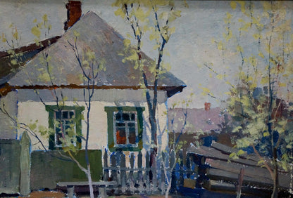 Oil painting Spring morning Kordonskiy Martin-Vigdor Leybovich