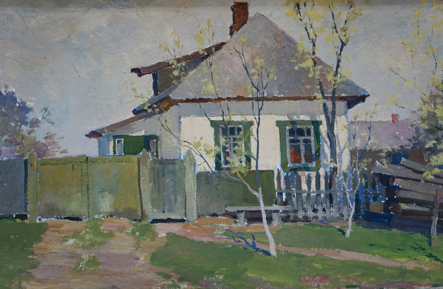 Oil painting Spring morning Kordonskiy Martin-Vigdor Leybovich