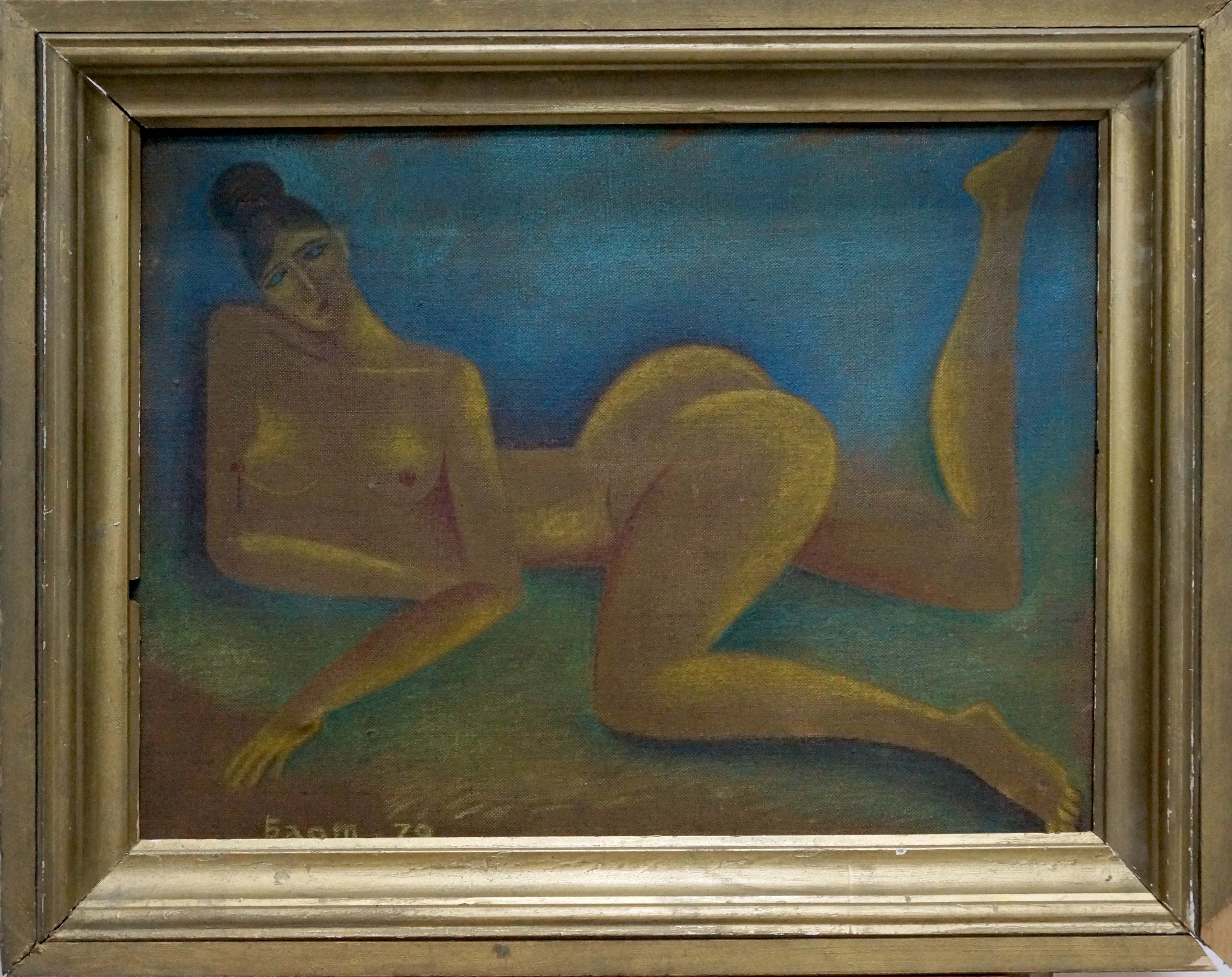 Oil painting Naked girl Victor Sergeevich Bart