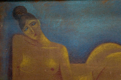 Oil painting Naked girl Victor Sergeevich Bart