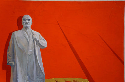 Painting Portrait of Lenin