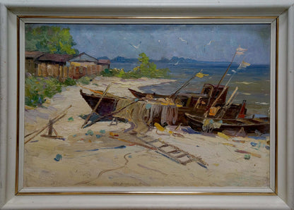 Oil painting Broken trough Yarovoy Stepan Kalinovich