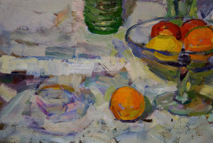 Oil painting Fruit table Ryman Evgeny Mykolayovych