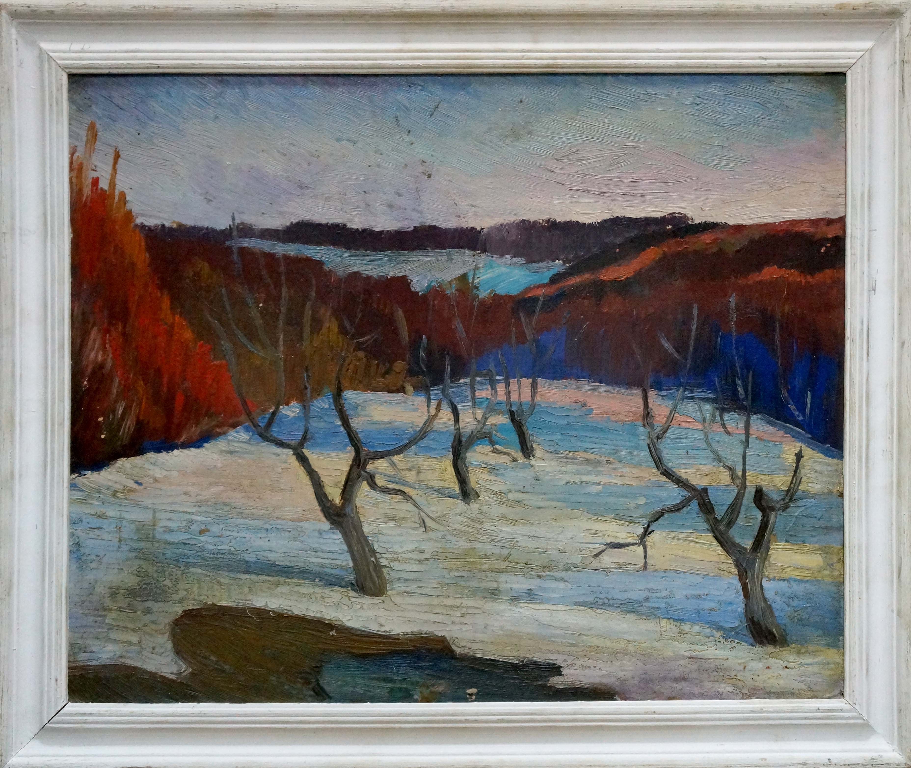 Oil painting Winter Tkachenko M. S.