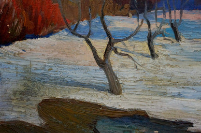 Oil painting Winter Tkachenko M. S.