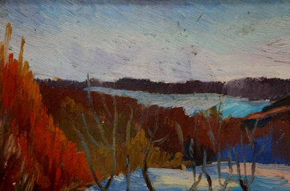 Oil painting Winter Tkachenko M. S.