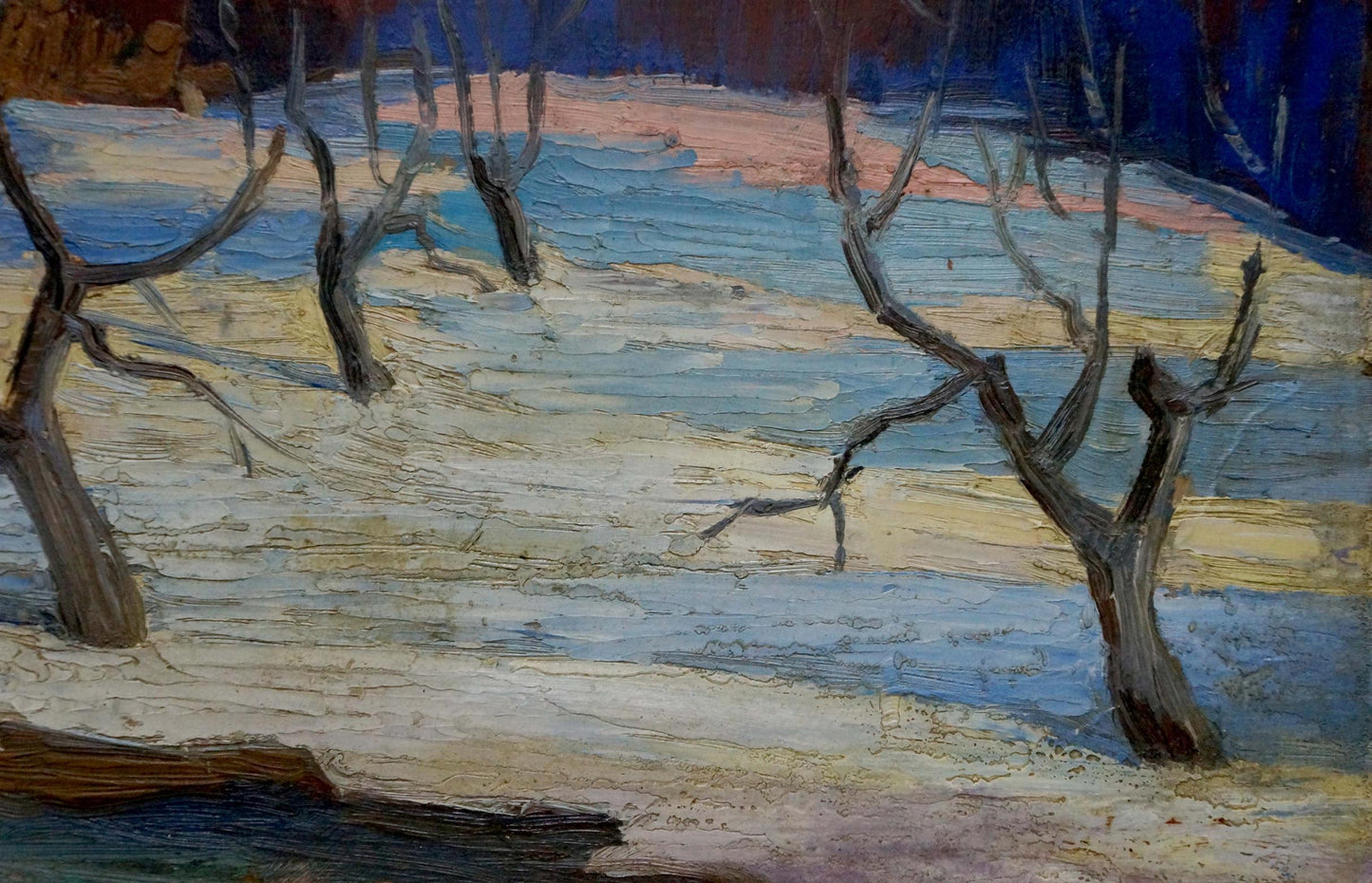 Oil painting Winter Tkachenko M. S.